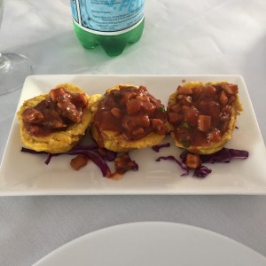 Patacones rellenos
