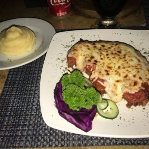 milanesa a la parmesana