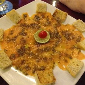 Carpaccio de salmon