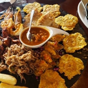 bandeja de mariscos