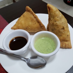 Samosas vegetarianas