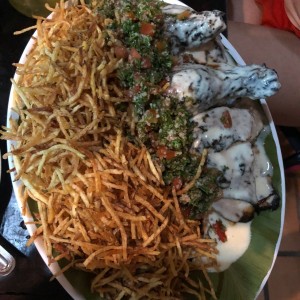 Pollo con tabuleh