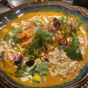 Bollo relleno de pulpo