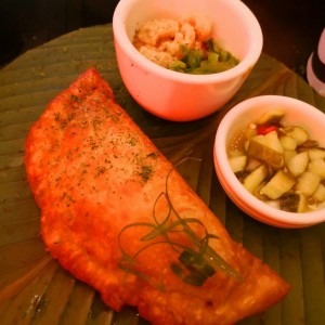 Empanada de cerdo.