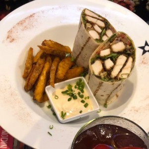 wrap de pollo