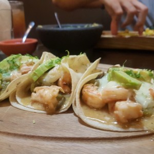 tacos de camarones