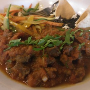 Punta a la Mexicana. (mucha salsa, poca carne)