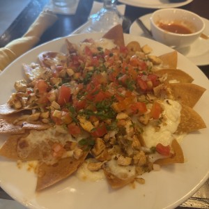 Nachos de pollo 