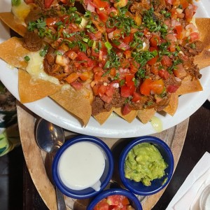 nachos con carne