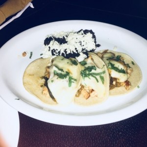 tacos de pollo poblano