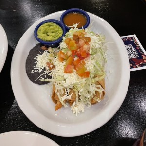 Flautas rellenas de pollo