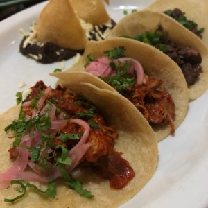tacos de cochinita y carnes
