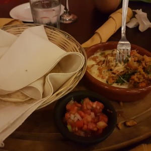 Fundido con chorizo