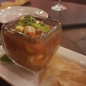 Ceviche de langostinos