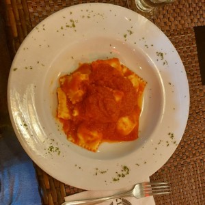 risotto de queso en salsa