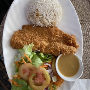 Pescado apanado 