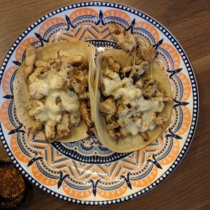 tacos de pollo