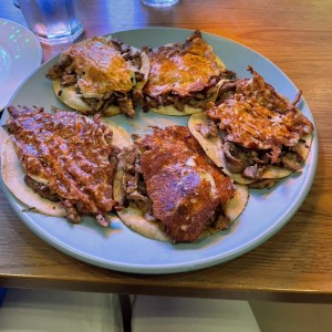 Tacos arabe con queso