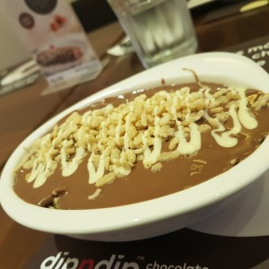 Chocolate Crispy con helado
