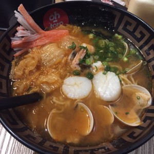 kimchi seafood ramen