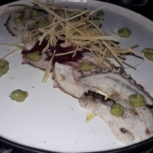 carpaccio de pulpo