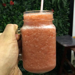 Jugo de fresa frozen. ?