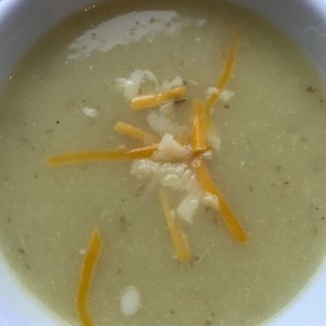 NUEVA?? Crema de Papas con Bacon h Cheddar