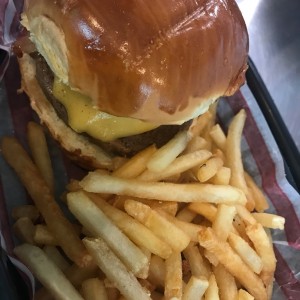 Queso Hamburguesa con Bacon