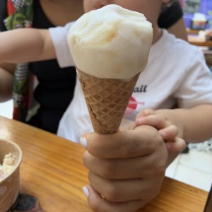 Helado en cono