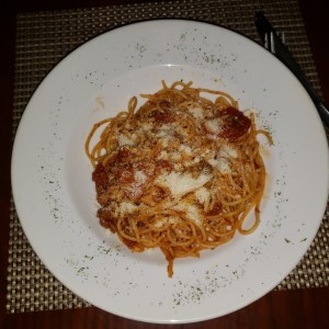 Spagetti a la bolognesa