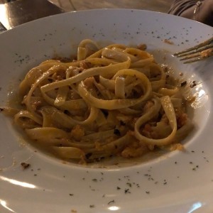 Fettuchini con camaron