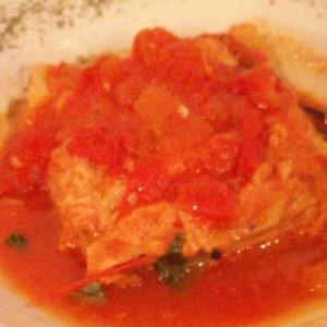 lasagna pollo gratinar