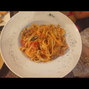 Pasta con mariscos