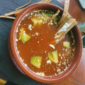 Sopa azteca 