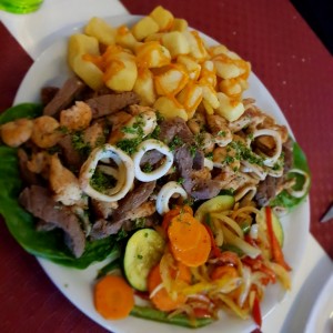 Parrilla mar y tierra (para 2 personas)