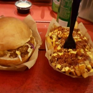 hamburguesa de cerdo