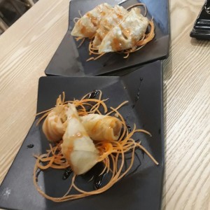 gyosas y rollos primavera