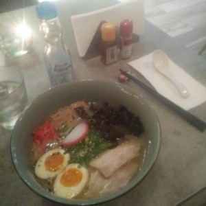 Ramen y soda Ramune sabor original