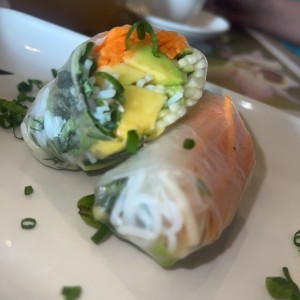Rollitos de Papel de Arroz de Vegetales