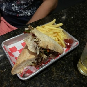 Emparedado de carne