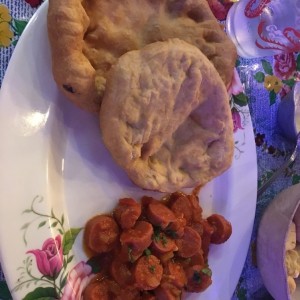 salchichas guisadas