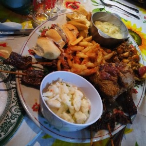 bandeja mar tierra
