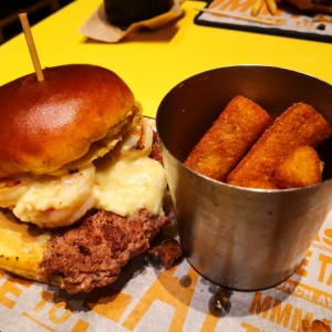 Shrimp And Parmesan Burger