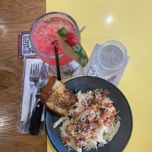 Pasta con salmon