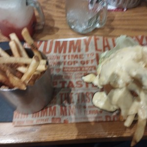 Messy burger