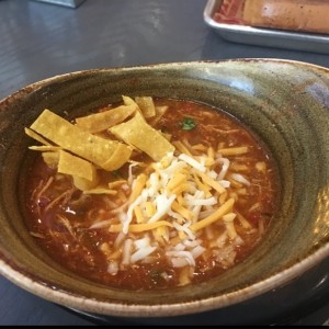 sopa de tortillas