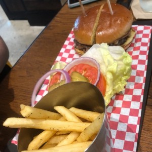 Hamburguesa con Blue Cheese