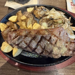 Filete de carne menu lunch