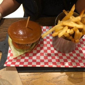 hamburguesa de pollo
