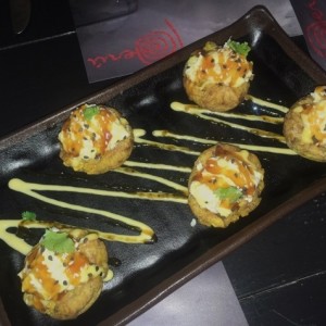 patacones con cangrejo